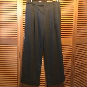 Sierra Club Black & Grey Striped Cuffed Pants